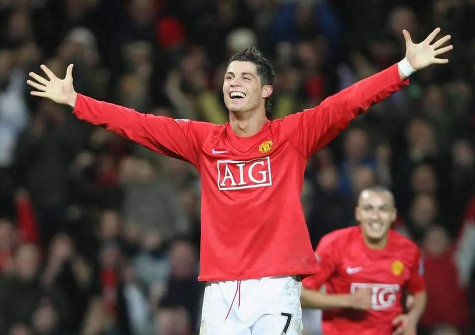 CR7 2008 with Manchester United