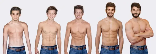 Muscle Hypertrophy effects on guy