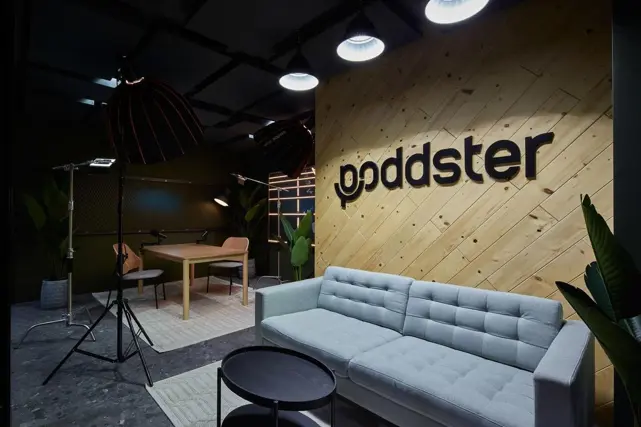 Podacast studio in dubai gym 