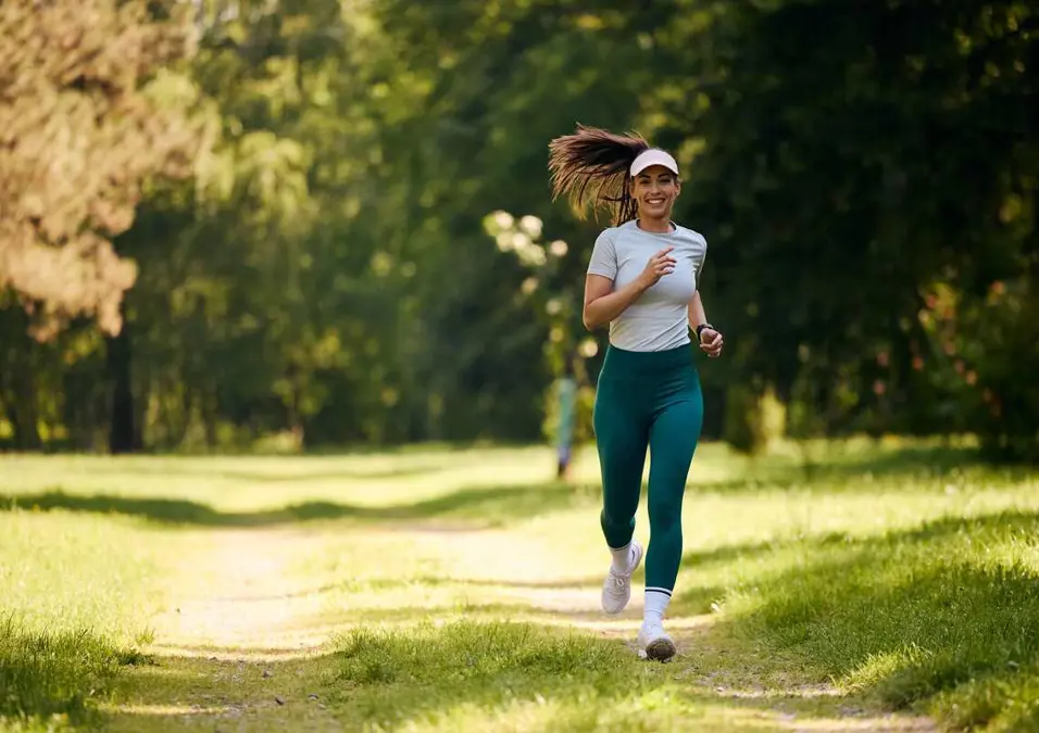 woman running